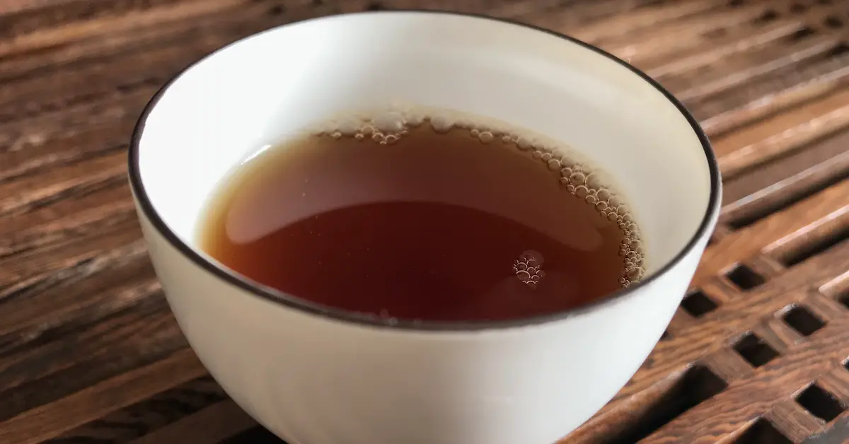 Strong cup of earl grey tea